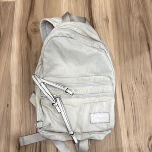 Rebecca Minkoff mini backpack bone color in excellent condition.